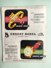ERNEST BOREL WATCH CLIPPING