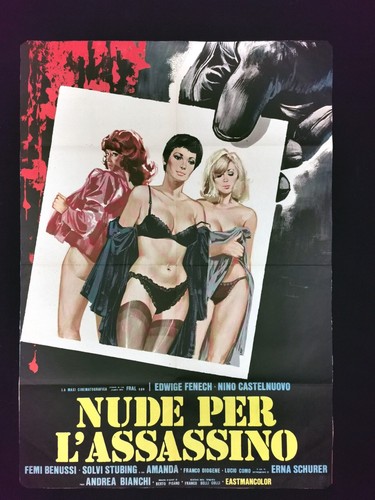 Nude per assassino manifesto - assassino,