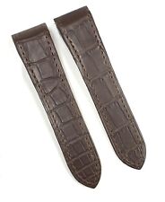 Cinturino distribuzione coccodrillo pelle marrone originale Cartier Santos 100 XL 2470