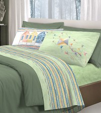 Completo Letto Aquiloni 100% Cotone