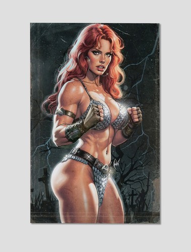 Red sonja she devil with - red, a