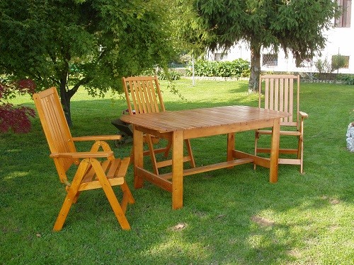 Set giardino legno - in, legno,