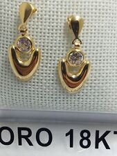 Orecchini in oro giallo 750 18