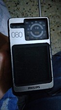 Radio Portatile Vintage Philips 080 AM/FM con Alimentatore FTZ U-121 – Funzionan