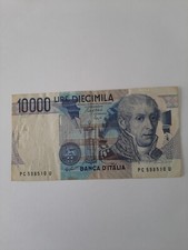 10.000 LIRE VOLTA 12-1-1988