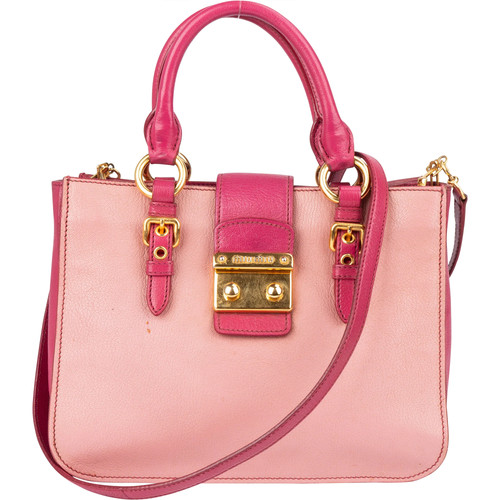Borsa mano miu - miu, leather