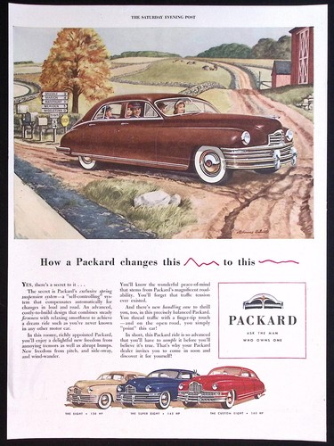 1948 packard brown super - packard,