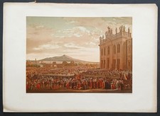 Stampa antica 1870 roma