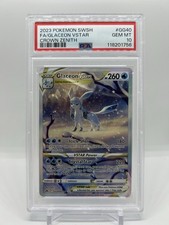 Glaceon VSTAR GG40/GG70 Corona Zenith: Galarian Gallery PSA 10 gemme ottime condizioni IMPECCABILE