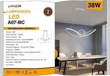 Lampadario UNIVERSO LED Bianco