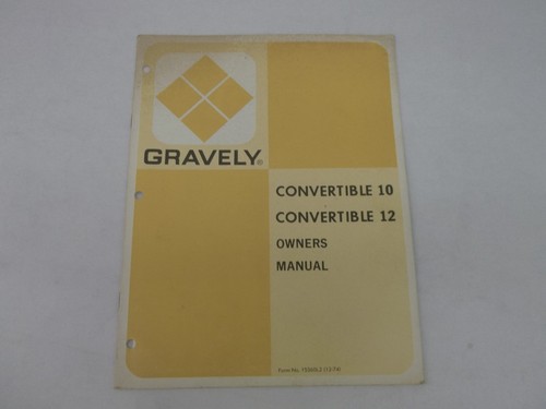 Gravely convertible - 10, &