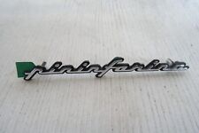 FIAT COUPE 16V 20V TURBO STEMMA SCRITTA BADGE EMBLEM PININFARINA SCRIPT