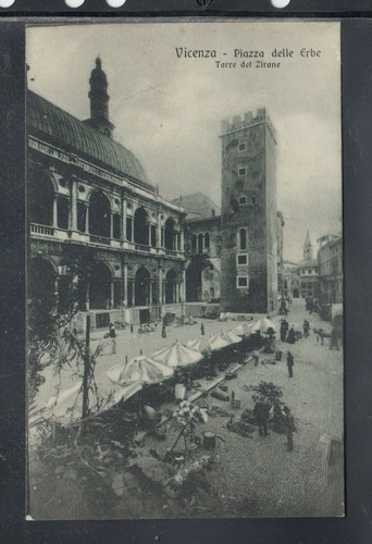Cartolina vicenza piazza - vicenza, delle