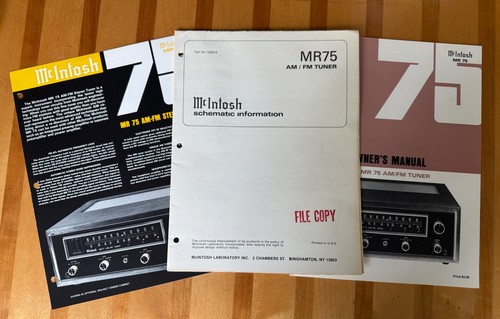 Mcintosh mr75 manuale - mcintosh,