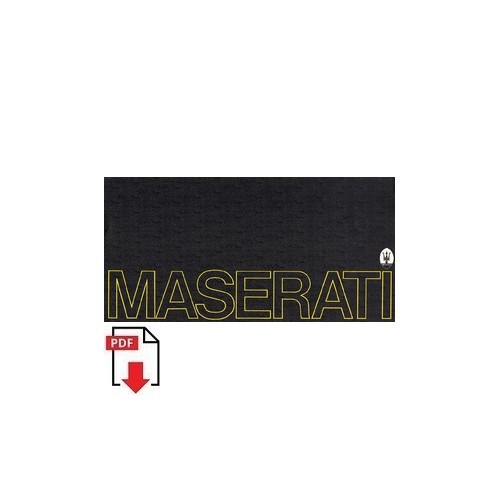 Brochure maserati bora indy - maserati,