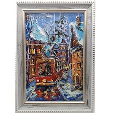 Paesaggio urbano Winter Tram