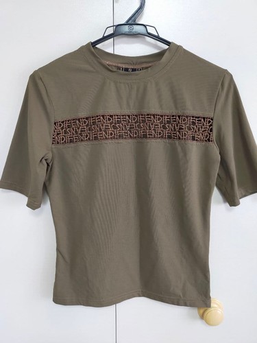 Fendi logo cutwork embroidered - fendi,