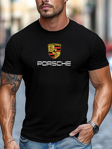 Porsche style graphic tee - porsche,
