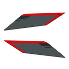 ADESIVI 3D PROTEZIONI LATERALI 05 COMPATIBILI CON YAMAHA TENERE 700 2019 ROSSO