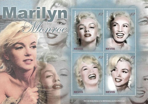 Nevis 2004 marilyn monroe - nevis,