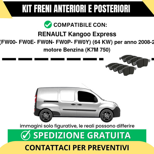 Pastiglie freno ant post - ant,