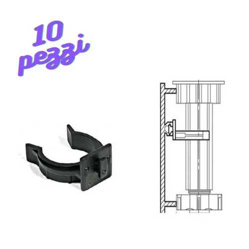 Gancio per zoccolo - gancio,