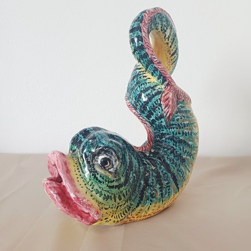 Scultura pesce ceramica - scultura,