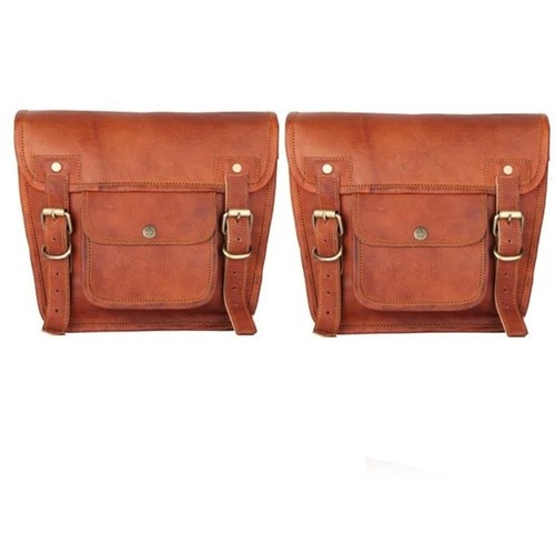 Borsa pelle laterale per - in,