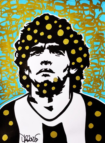 Love maradona street art - dr.,