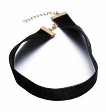 Collana Donna Girocollo Velluto Nero Sexy Collarino Choker anni 90 Nastro Gotica