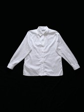 Camicia donna bianca Mariarosa 100% cotone Oxford vintage Made in Italy L XL