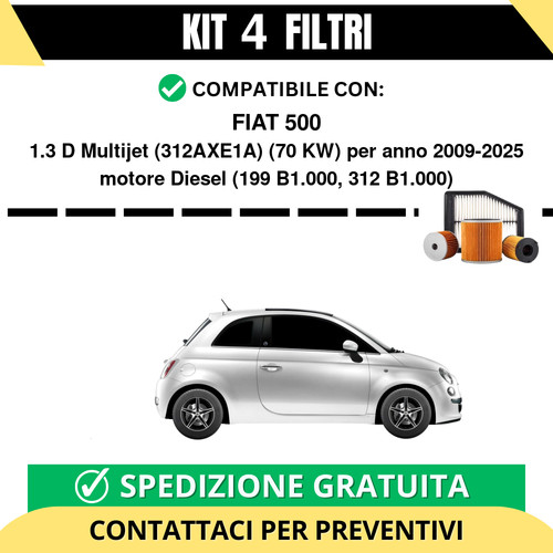 Kit filtri tagliando - 4,