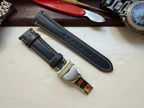 Tudor strap navy blue - tudor,