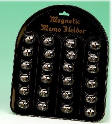 Magnete resina gatto - , nero