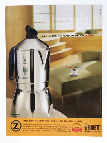 Pubblicita bialetti zera - bialetti,