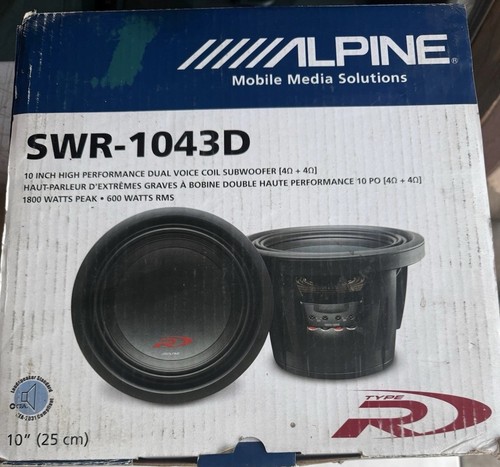 Vintage alpine type 10 inch - alpine, type-r