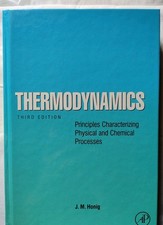 Thermodynamics J. M. Honig