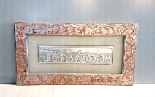 Quadro argento girasoli - argento,,