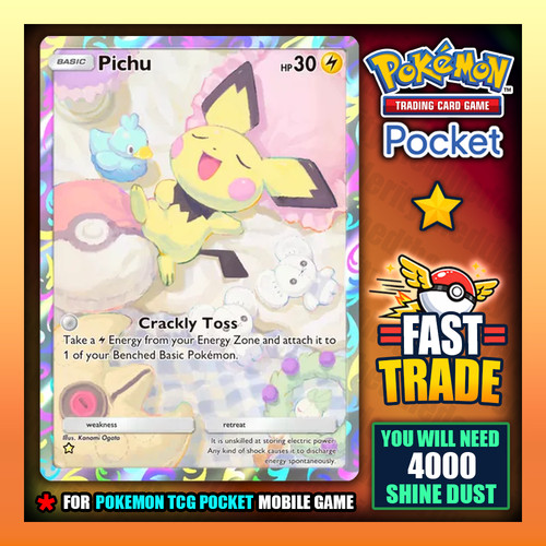 Pokemon tcg pocket pichu - pocket,