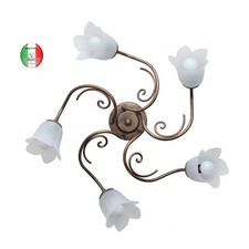 Plafoniera in Ferro Battuto 5