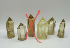 Quarzo Citrino Bacchetta Torre punta Obelisco In Quarzo Giallo 1 Pezzo Wicca