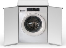 : Mobile Copri-Lavatrice in Resina Di PP, PVC E ABS, Universale, Facile Da Monta