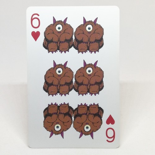 Carta gioco big eye heart - da,