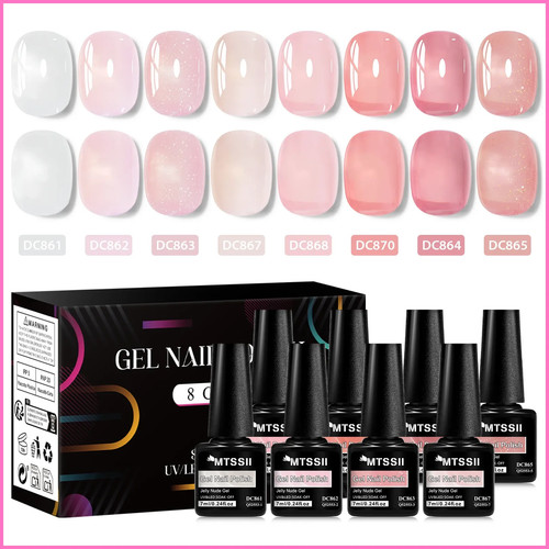 Set smalto gel gelatina - smalto, nuda