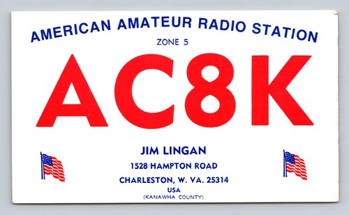 Ham radio qsl - ham, charleston