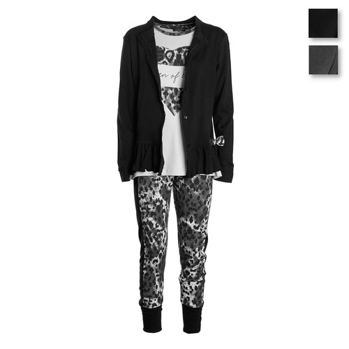 Pigiama tre pezzi donna
