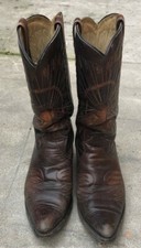 Stivali Cowboy Vintage anni '70 marca TEXAS modello M96 Taglia EU 43 (USA 91/2) 