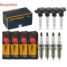 4x Denckermann Bobina + 4x NGK