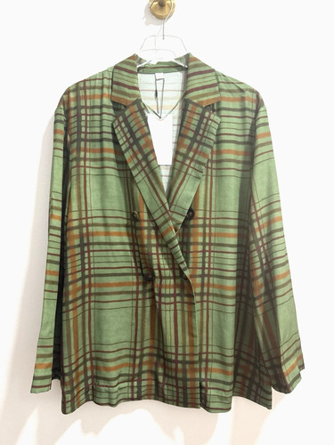 Zara blazer flowy verde - zara,