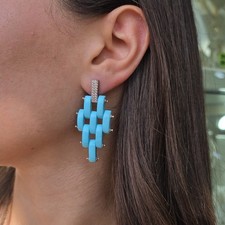 Orecchini Turchese Argento 925